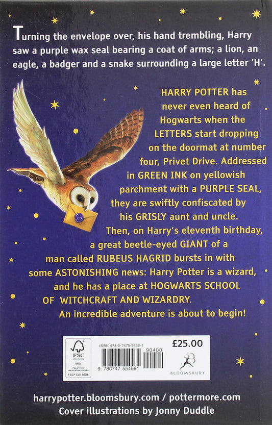 Harry Potter and the Philosopher's Stone / Harry Potter and the Philosopher's Stone Джоан Роулинг 978-0-7475-5456-1-2