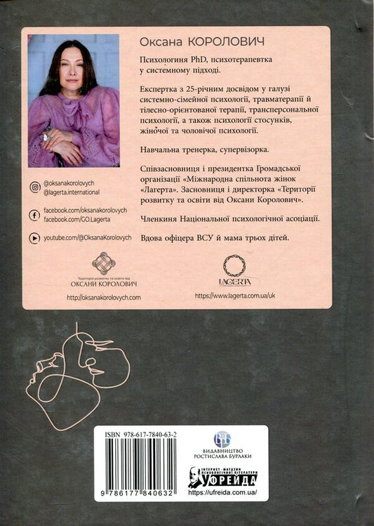 He. She. They. Together. The path from self-understanding to building harmonious relationships / Він. Вона. Вони. Разом. Шлях від розуміння себе до побудови гармонійних стосунків Оксана Королович 9786177840632-2