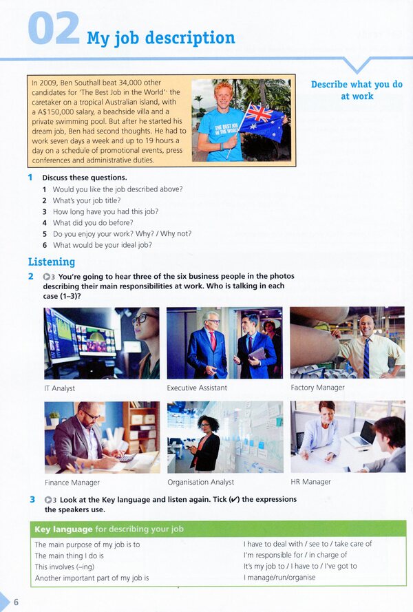 Heads up B2. Spoken English for business. Student's Book with audios / Heads up B2. Spoken English for business. Student's Book with audios Марк Тулип 978-3-12-501317-9-6