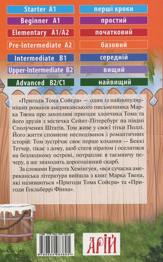 Help Tom Sawyer / Пригоди Тома Сойєра Марк Твен 978-966-498-380-5-2