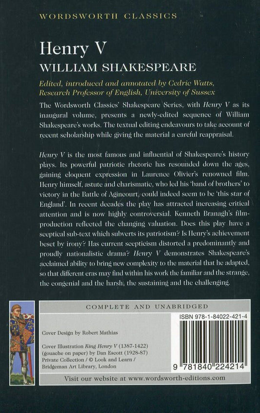 Henry V / Henry V Уильям Шекспир 9781840224214-2