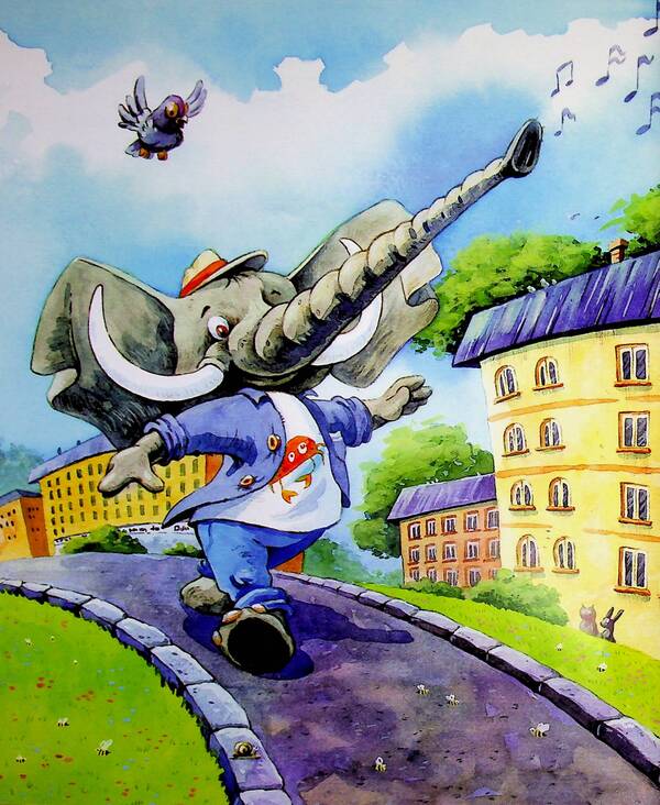 How the Elephant's trunk itched / Як у Слона в хоботі засвербіло Евгения Селезнёва 978-617-8512-57-6-6