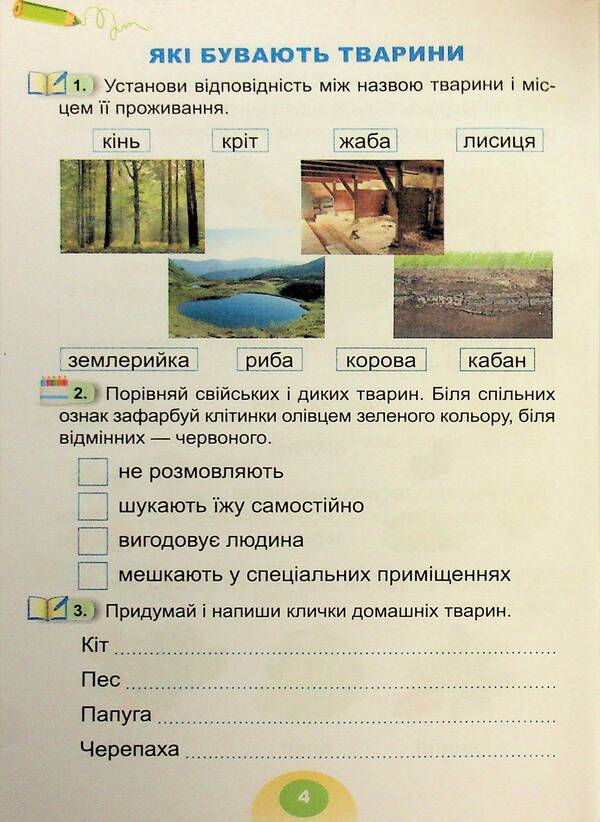 I Explore The World. 1St Class. Workbook. Part 2 / Я досліджую світ. 1 клас. Зошит-практикум. Частина 2 Tatiana Hilberg, Svetlana Tarnavskaya / Тетяна Гільберг, Світлана Тарнавська 9786178370541-6