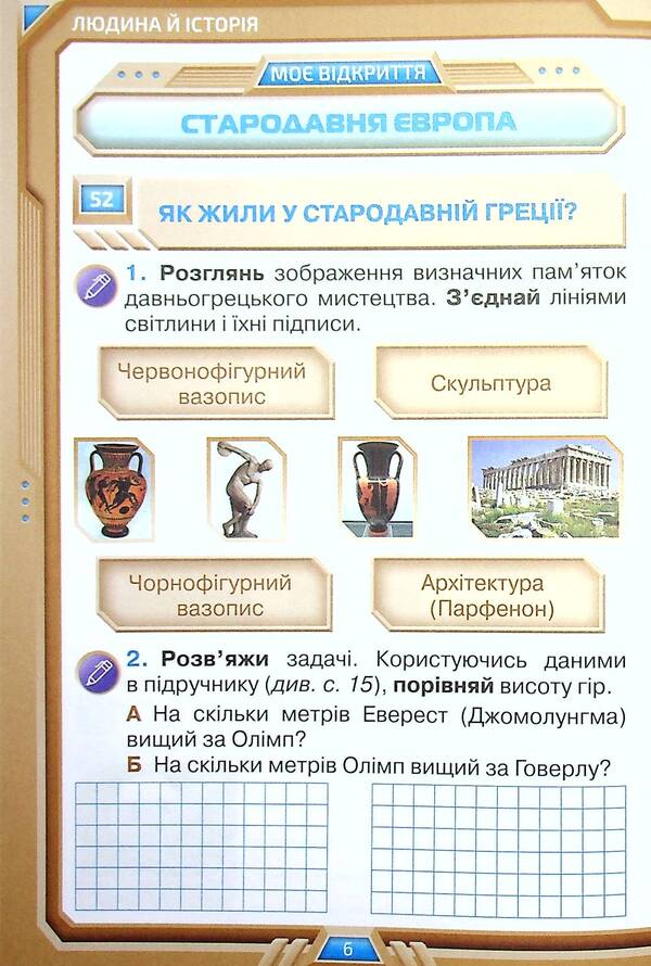 I Explore The World. Grade 4. Workbook In 2 Parts. Part 2 / Я досліджую світ. 4 клас. Робочий зошит у 2-х частинах. Частина 2 Irina Grushchinskaya, Zoya Cunning / Ірина Грурчінська, Зоя хитрість 9789669911292-6