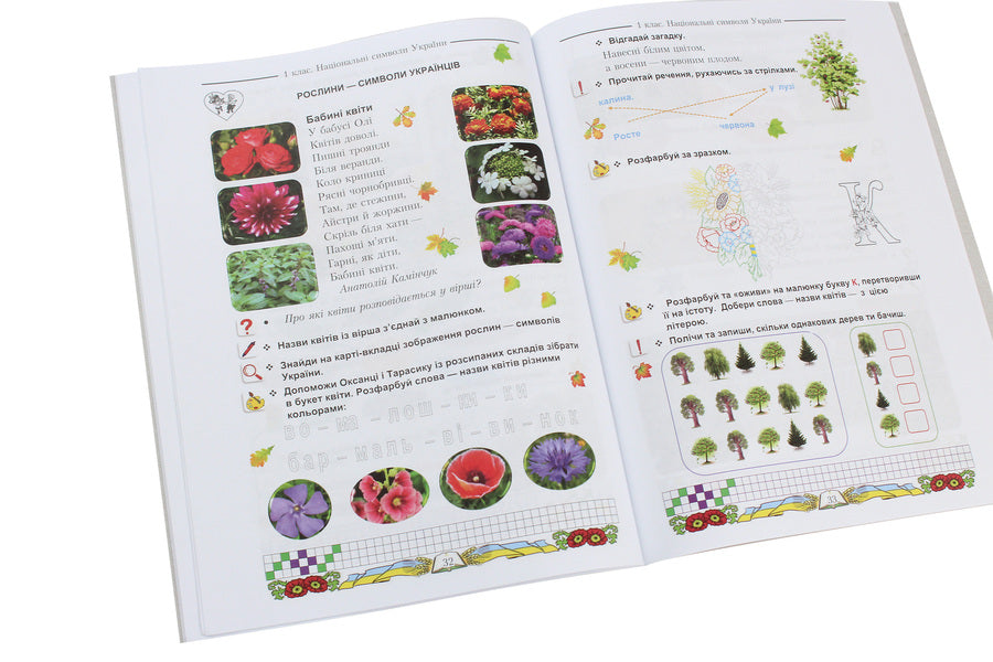 I Love Ukraine. Integrated Manual-Workbook On Ukrainian Studies For 1St Grade. Part 1 / Я люблю Україну. Інтегрований посібник-зошит з українознавства для 1 класу. Частина 1 Maria Chabayovskaya / Марія Чабайовська 9789663087221-6
