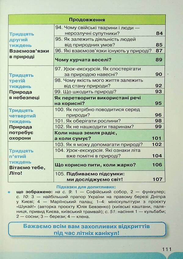 I explore the world. 1st grade. Part 2 / Я досліджую світ. 1 клас. Частина 2 Зоя Хитрая, Ирина Грущинская, Ирина Дробязко 978-966-991-315-9-6