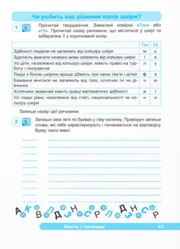 I explore the world. A workbook. 4th grade Part 1 / Я досліджую світ. Робочий зошит. 4 клас. Частина 1 Оксана Лабащук, Татьяна Решетуха 978-966-074-221-5-4