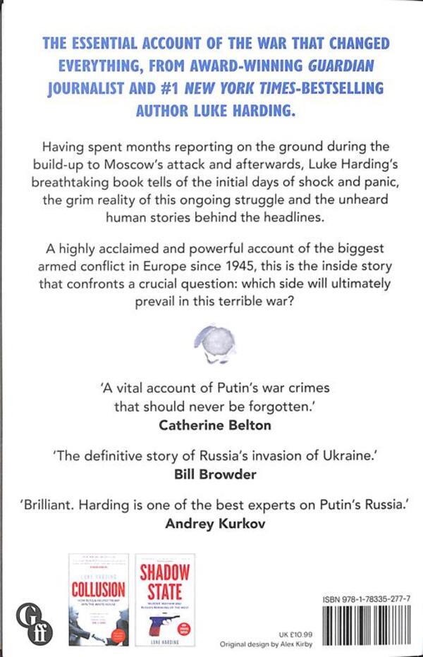 Invasion. Russia's bloody war and Ukraine's fight for survival / Invasion. russia's bloody war and Ukraine's fight for survival Люк Хардинг 9781783352777-2