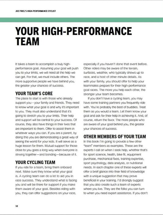 Joe Friel's High-Performance Cyclist: The Complete Training Manual / Joe Friel’s High-Performance Cyclist: The Complete Training Manual Джо Фрил 9781399418508-2