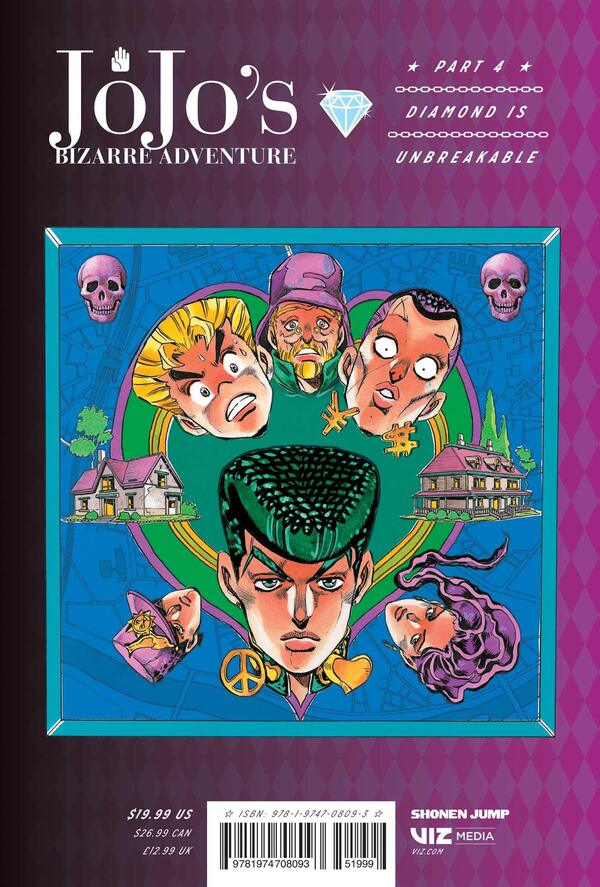 Jojo's Bizarre Adventure. Part 4. Diamond Is Unbreakable. Volume 3 Hirohiko Araki / Хирохико Араки 9781974708093-2
