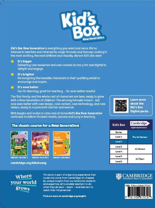 Kid's Box New Generation 2 Pupil's Book With Ebook Caroline Nixon, Michael Tomlinson / Кэролайн Никсон, Майкл Томлинсон 9781108815727-2