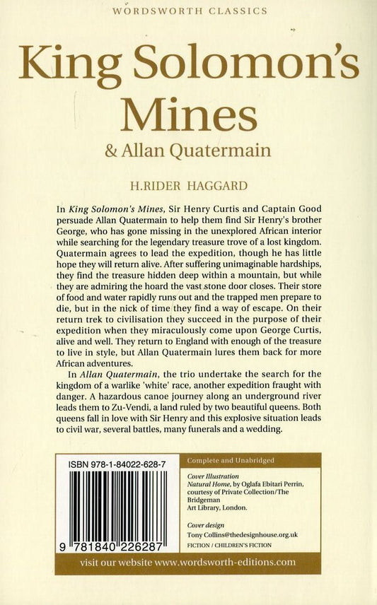 King Solomon's Mines. Allan Quatermain / King Solomon's Mines. Allan Quatermain Генри Райдер Хаггард 9781840226287-2