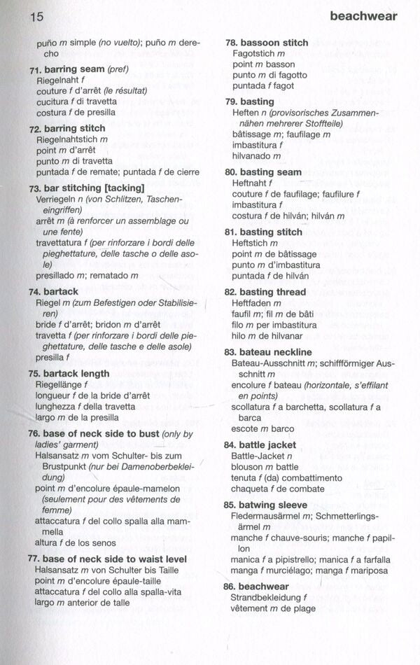 Langenscheidt Praxiswörterbuch Bekleidung und Mode / Langenscheidt Praxiswörterbuch Bekleidung und Mode 978-3-86117-253-6-6