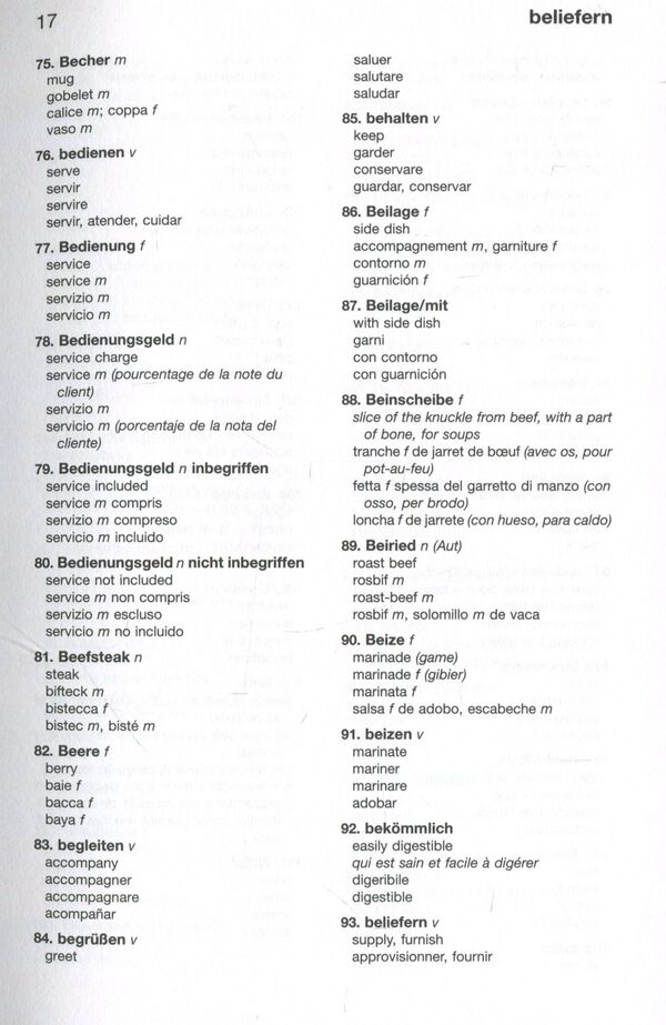 Langenscheidt Praxiswörterbuch Internationale Küche / Langenscheidt Praxiswörterbuch Internationale Küche 978-3-86117-271-0-6