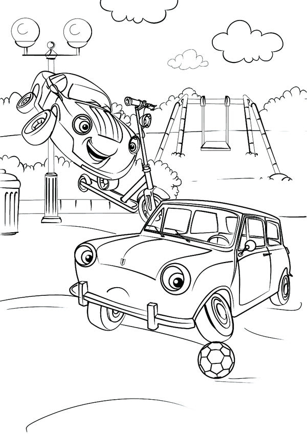 Little cars. Adventures of red and blue cars / Малюки машинки. Пригоди червоного і синього автомобільчиків Марина Снитко 978-617-520-271-5-6