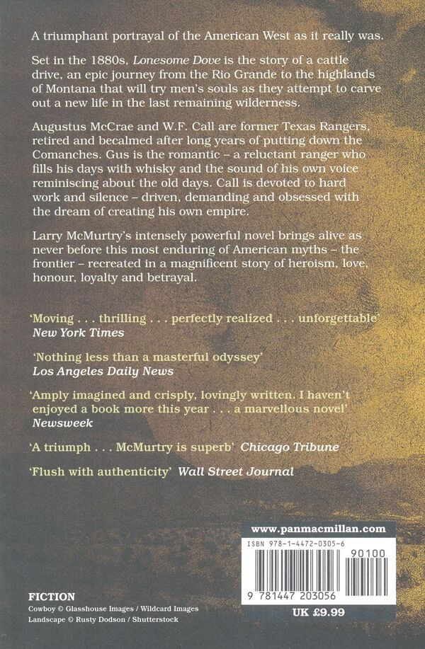 Lonesome Dove Larry McMurtry / Лэрри Макмуртри 9781447203056-2