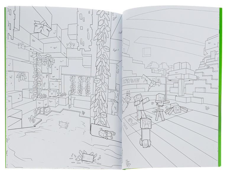 MINECRAFT. The official adventure coloring book / MINECRAFT. Офіційна розмальовка пригод 9786175230541-6