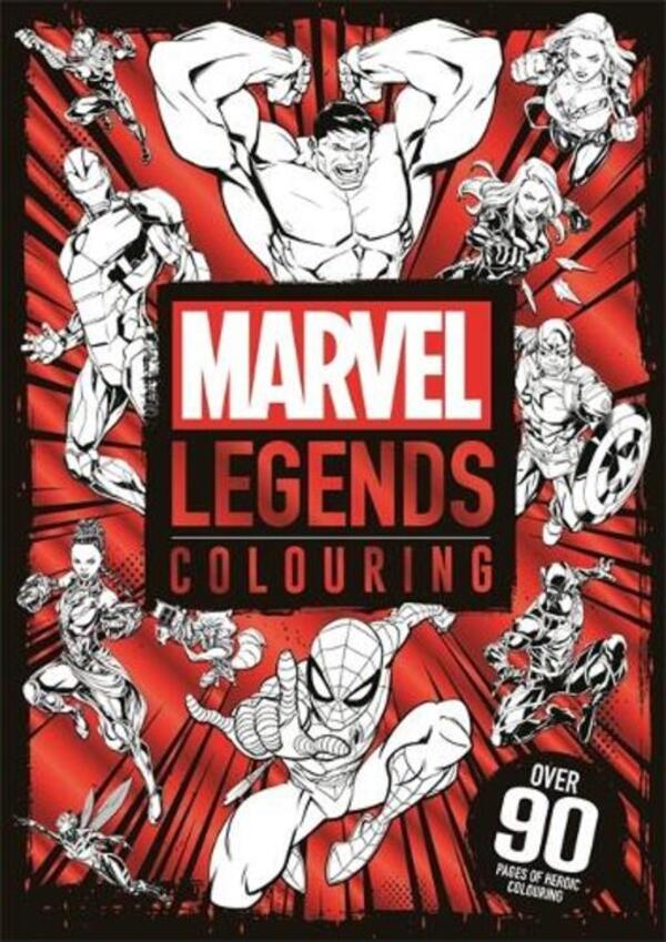 Marvel Legends Coloring Marvel Entertainment International Ltd / Marvel Entertainment International Ltd 9781803686820-1