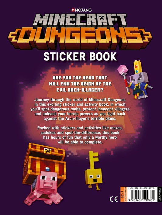 Minecraft Dungeons Sticker Book / Minecraft Dungeons Sticker Book 9781405299701-2