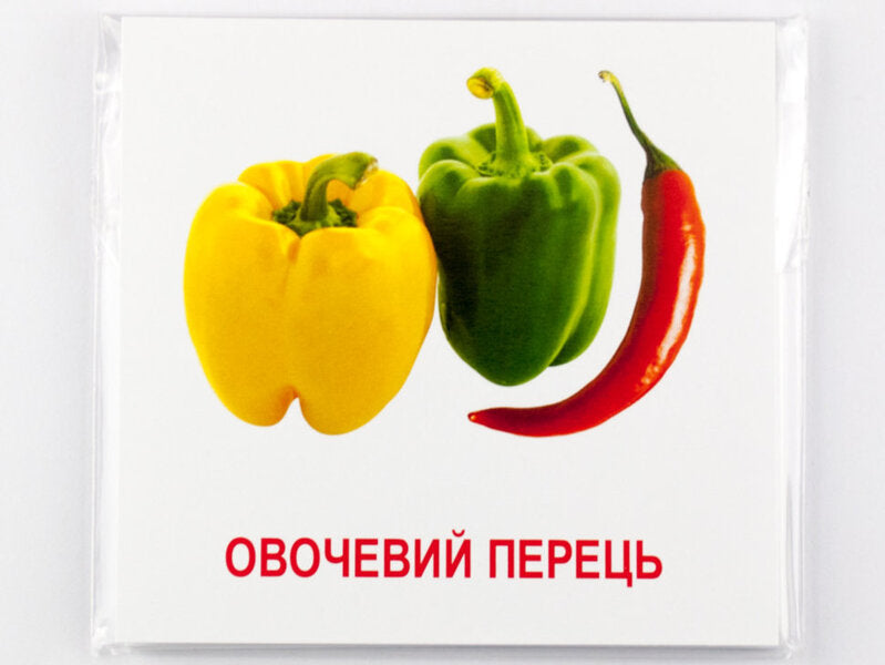 Mini Cards. Vegetables / Картки міні. Овочі / Author not specified 4826176340063-5