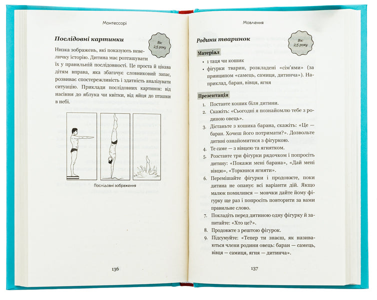 Montessori. 150 classes with the baby at home. 0-4 years / Монтессорі. 150 занять із малюком удома. 0-4 роки Сильви д'Эсклейб, Ноэми д'Эсклеб 978-617-548-248-3-6