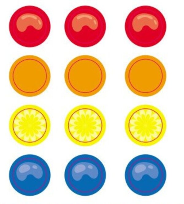 Mosaic of stickers. Circles 2+ / Мозаїка з наліпок. Кружечки. 2+ Ирина Викторова 9789667516000-6
