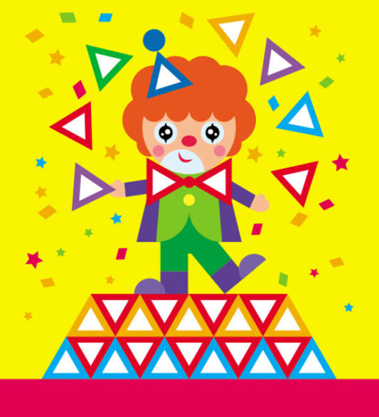 Mosaic of stickers. Glue the triangles. 4+ / Мозаїка з наліпок. Клеїмо трикутники. 4+ Ирина Пушкар 9789667516086-2