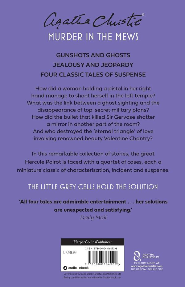 Murder in the Mews / Murder in the Mews Агата Кристи 978-0-00-816492-8-2