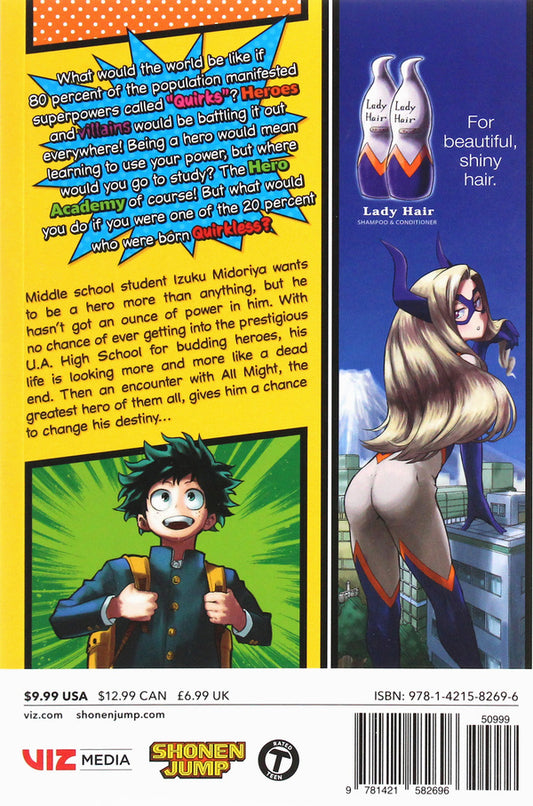 My Hero Academia. Volume 1 / My Hero Academia. Volume 1 Кохэй Хорикоси 978-1-4215-8269-6-2