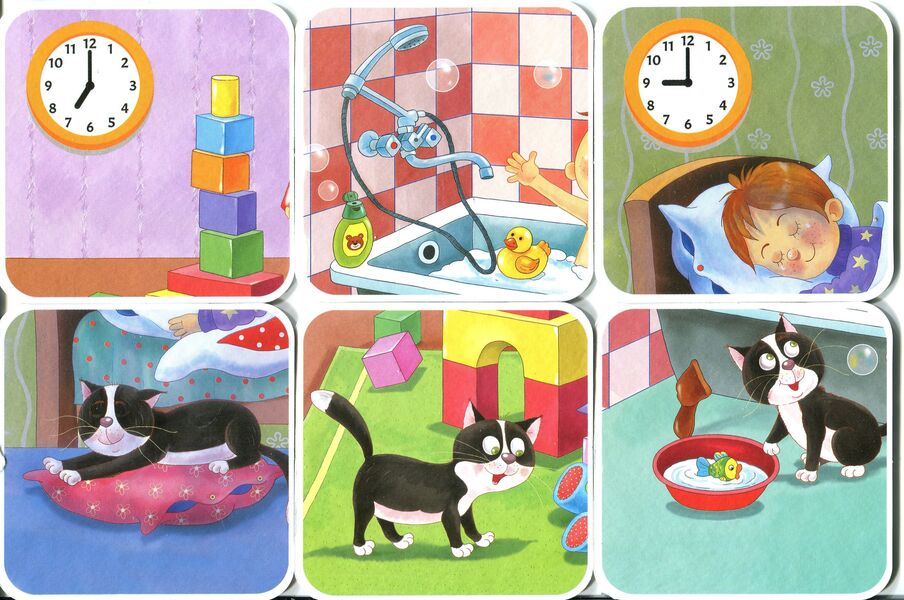 My day. The schedule is on the cards / Мій день. Розпорядок дня на картках -4