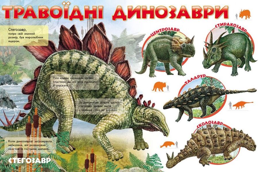 My first book. About dinosaurs / Моя перша книга. Про динозаврів 978-966-913-537-7-4