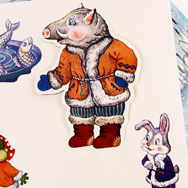 My first fairy tales. Glove. Sister Fox and Gray Wolf / Мої перші казки. Рукавичка. Лисичка-сестричка та Сірий вовк 4823076144081-5