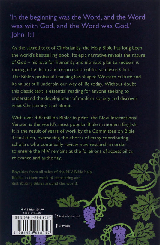 NIV Holy Bible / NIV Holy Bible 978-1-473-61894-7-2