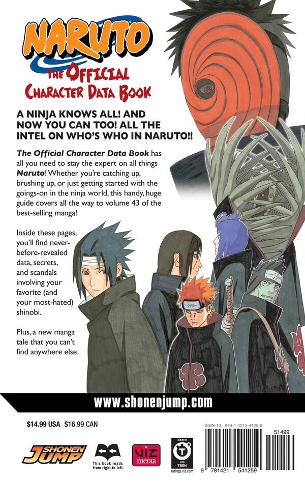 Naruto: The Official Character Data Book Masashi Kishimoto / Масаси Кисимото 9781421541259-2