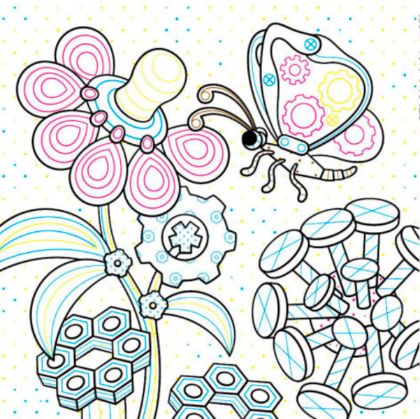 New water coloring pages. Robots / Нові водяні розмальовки. Роботи 9786170977090-6