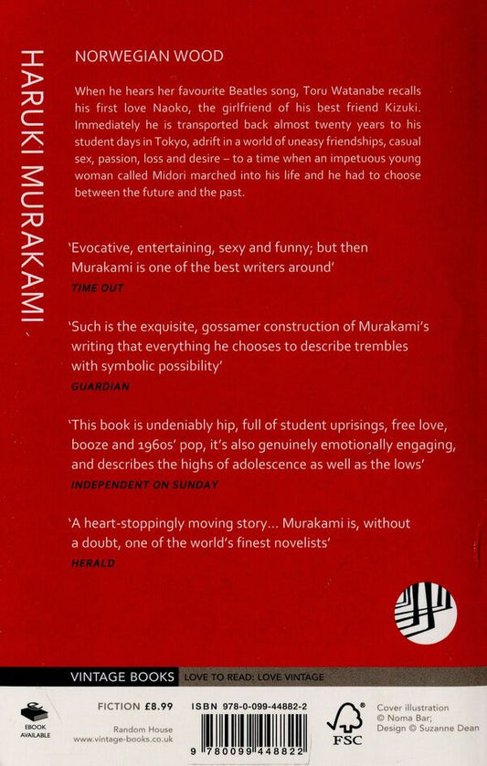 Norwegian Wood Haruki Murakami / Харуки Мураками 9780099448822-2
