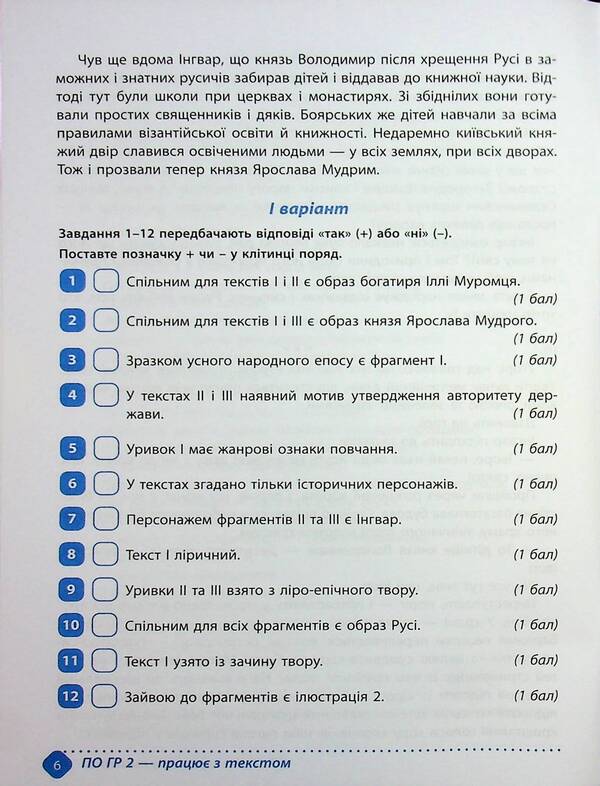 Notebook of academic achievements in Ukrainian literature. Grade 8 / Зошит навчальних досягнень з української літератури. 8 клас Александр Авраменко, Зара Тищенко 978-966-989-295-9-6