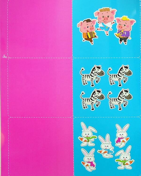 Numbers, signs and animals. Cards for the formation of logical and mathematical competence / Цифри, знаки та звірята. Картки для формуваня логіко-математичної компетентності Елена Макаревская 9789669454263-6