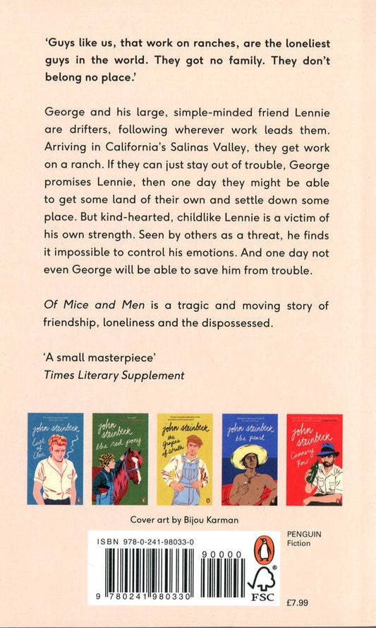 OF MICE And MEN John Steinbek / Джон Стейнбек 9780241980330-2