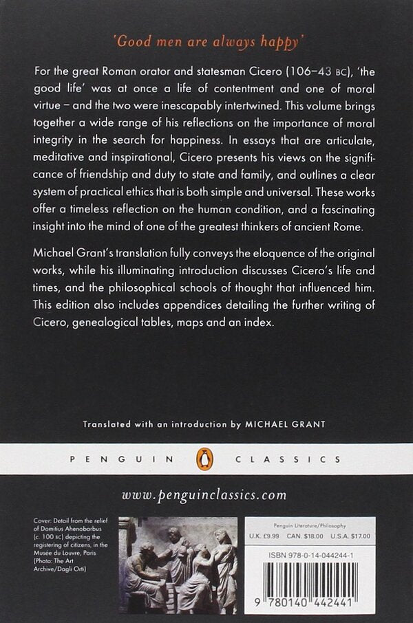 On the Good Life / On the Good Life Марк Тулий Цицерон 9780140442441-2