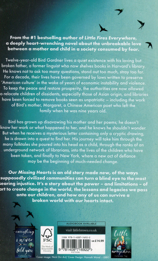Our Missing Hearts / Our Missing Hearts Селеста Инг 978-1-4087-1692-2-2