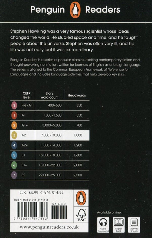 Penguin Readers. Level 3. The Extraordinary Life of Stephen Hawking / Penguin Readers. Level 3. The Extraordinary Life of Stephen Hawking 9780241447413-2