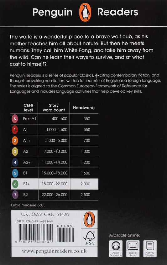 Penguin Readers Level 6: White Fang / Penguin Readers Level 6: White Fang Джек Лондон 9780241463345-2