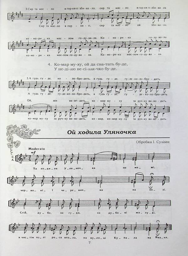 Podolyanochka Arrangements of Ukrainian folk songs for children's and women's choirs / Подоляночка. Обробки українських народних пісень для дитячого та жіночого хору 978-966-205-358-6-6