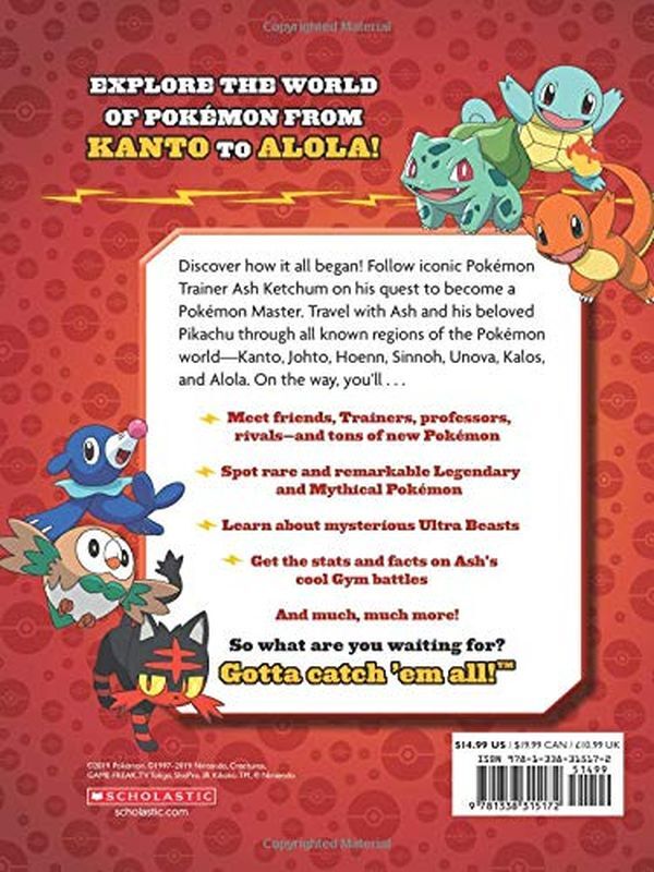 Pokemon: Ash's Quest: The Essential Handbook Simcha Whitehill / Симха Уайтхилл 9781338315172-3
