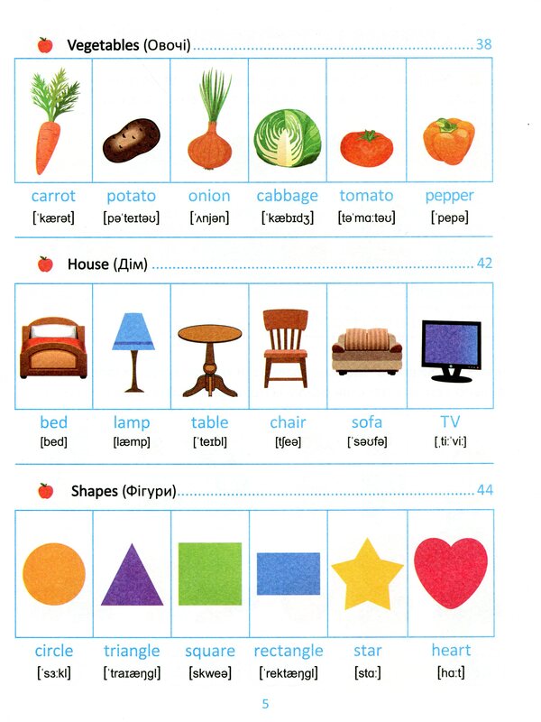 Preparation for school.English language 5+ / Підготовка до школи. Англійська мова 5+ Оксана Куликова 978-966-939-606-8-6