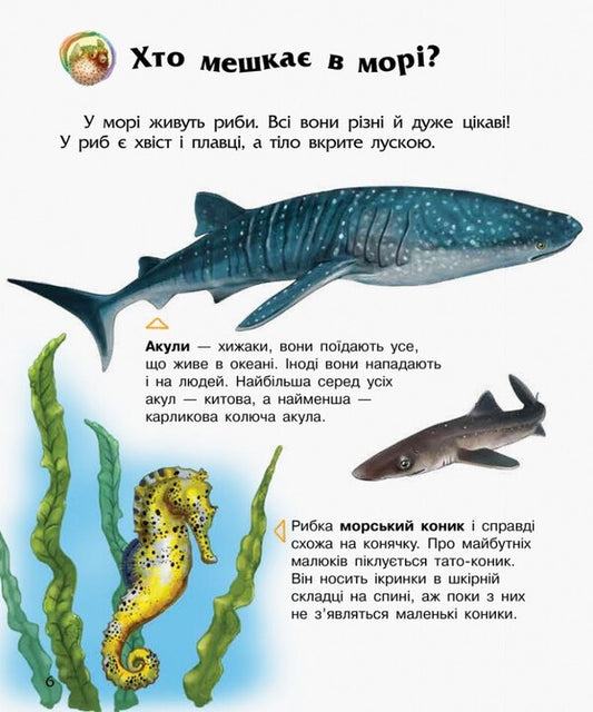 Preschooler encyclopedia. Oceans and seas / Енциклопедія дошкільника. Океани та моря Юлия Каспарова 9786170993489-2