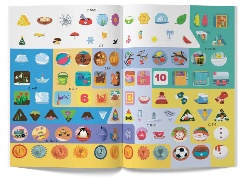Prescriptions-trainer. Seasons, days of the week, time of day / Прописи-тренажер. Пори року, дні тижня, час доби 978-617-547-446-4-6