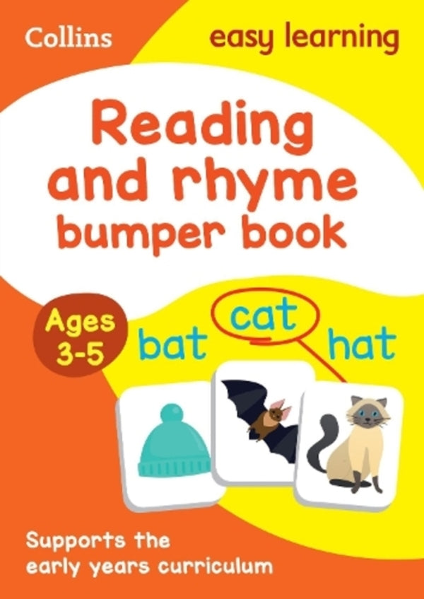Reading And Rhyme Bumper Book Ages 3-5: Ideal For Home Learning Collins Easy Learning / Collins Easy Learning 9780008275440-1