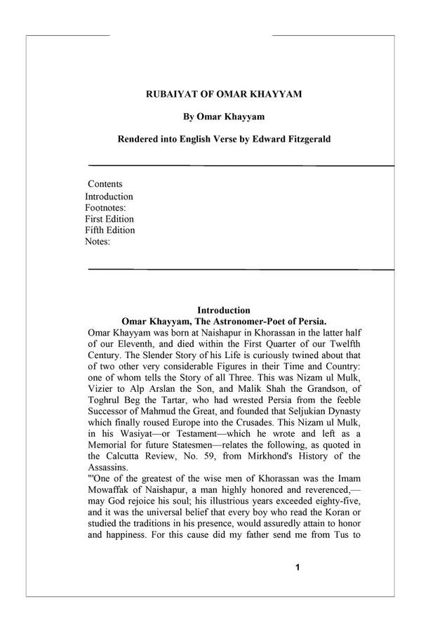 Rubaiyat of Omar Khayyam / Rubaiyat of Omar Khayyam Омар Хайям 9781399614122-3